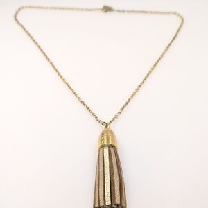 Lilly Pulitzer Gold Tassel Necklace